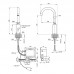 Змішувач для раковини безконтактний Lidz (CRM) 90 00 080 00