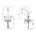 Змішувач для кухні Lidz (CRM) Dominox 15 272-2