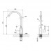 Монокран для кухні Aria 269F, Nickel  Lidz