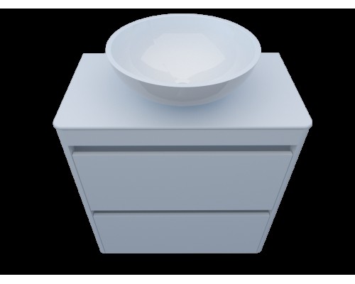 FANCY MARBLE FIJI-2 700  Шкафчик подвесной с раковиной "Mona" глянец с двумя шухлядами