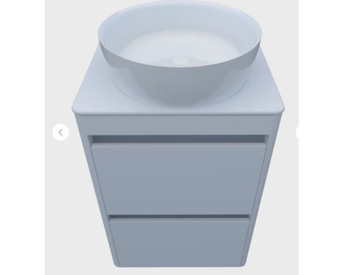 FANCY MARBLE FIJI-2 500  Шкафчик подвесной с раковиной "Mona" глянец с двумя шухлядами