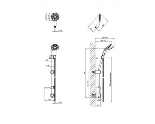 Qtap Душевой гарнитур  006