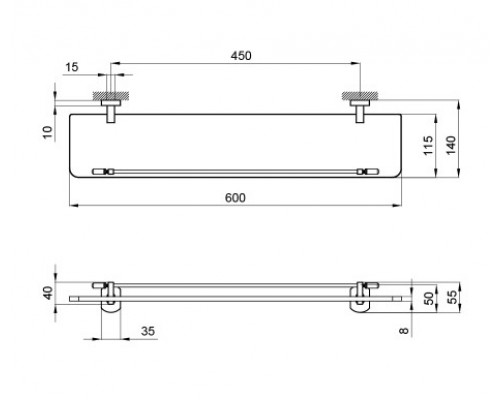 Полиця Qtap Liberty ANT 1153