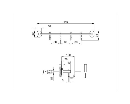 Гачок Qtap Liberty ORO 1154-4