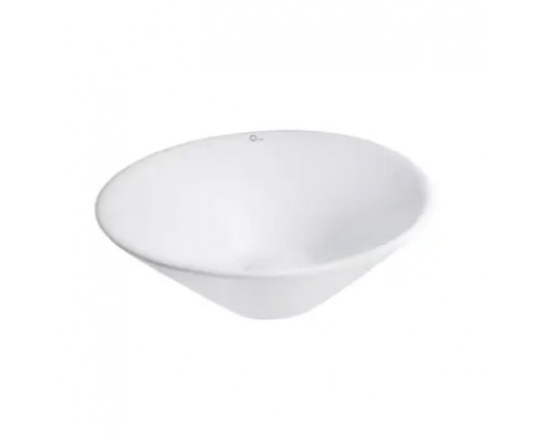 Раковина-чаша Qtap Amazon 425х425х155 White з донним клапаном QT0211K70W