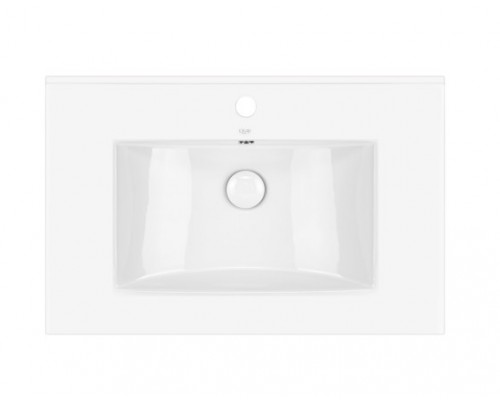 Раковина Qtap Albatross 700х460х180 White з донним клапаном QT01113070CW