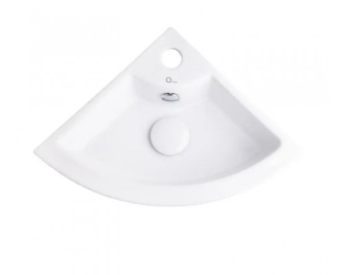 Раковина Qtap Kiwi 435х310х125 White з донним клапаном QT0911K184AW