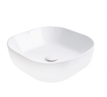 Раковина-чаша Qtap Kolibri 430х430х150 White з донним клапаном QT1011K396W