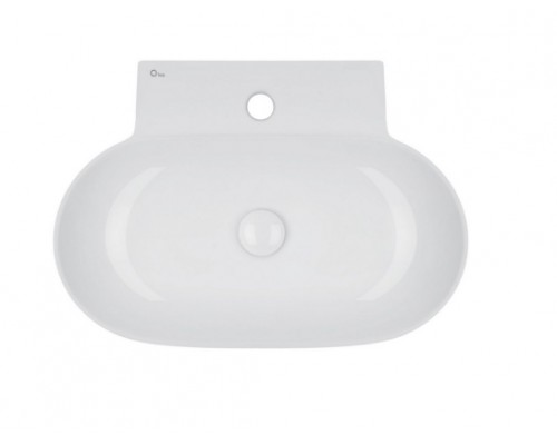 Раковина Qtap Cardinal 565х400х130 White з донним клапаном QT0411K177W