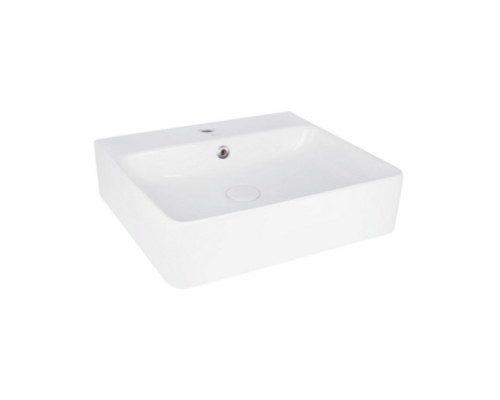 Раковина Qtap Nando 500х420х130 White з донним клапаном QT1211K404AW