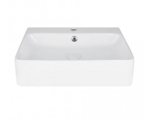 Раковина Qtap Nando 500х420х130 White з донним клапаном QT1211K404AW