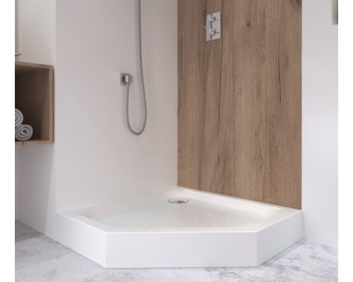 Душовий піддон Qtap Leoscorp 309915 90х90 см + сифон