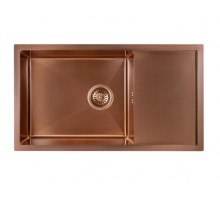 Кухонна мийка Qtap D7844BR 3.0/1.2 мм Bronze (QTD7844BRPVD12)