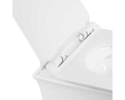 Унітаз підвісний Qtap Virgo безобідковий з сидінням Soft-close QT1833051ERW