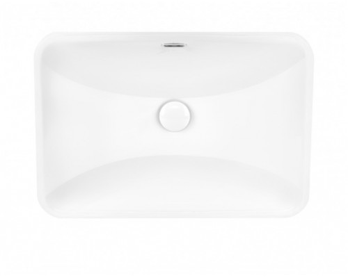 Раковина Qtap Jay 590х400х175 White з донним клапаном QT0711K306W