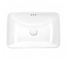 Раковина Qtap Jay 590х410х155 White з донним клапаном QT0711K425W