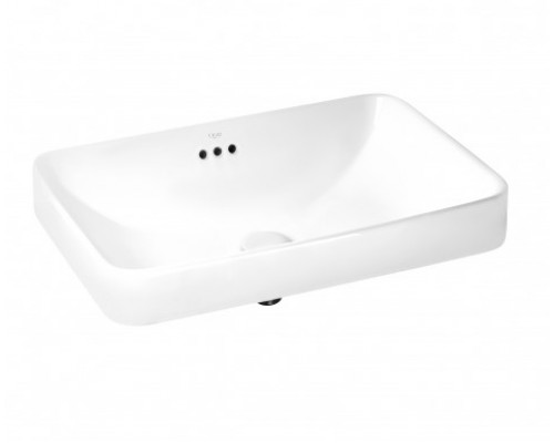 Раковина Qtap Jay 590х410х155 White з донним клапаном QT0711K425W