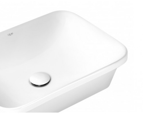 Раковина Qtap Scorpio 500х380х145 White з донним клапаном QT1411K490W