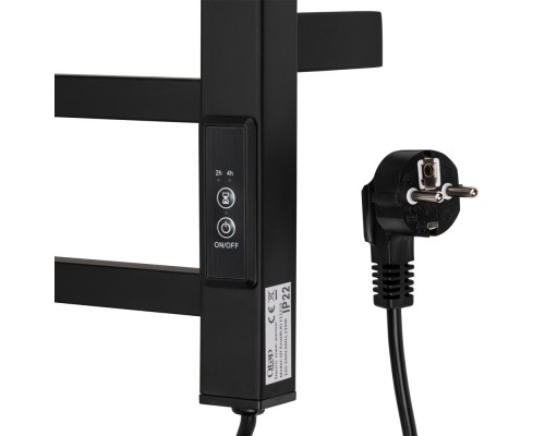 Сушарка рушників електрична Qtap Evia (BLA) 11121S з таймером