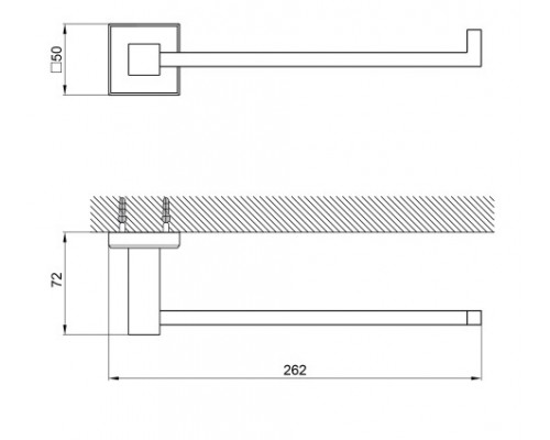Тримач для рушників Qtap Drzak 7101103B