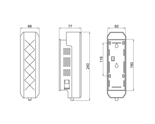 Диспенсер для рідкого мила Qtap Davcovac mydla DM350CP1