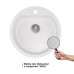 Qtap Кухонная мойка  CS D510 White (QTD510WHI650)