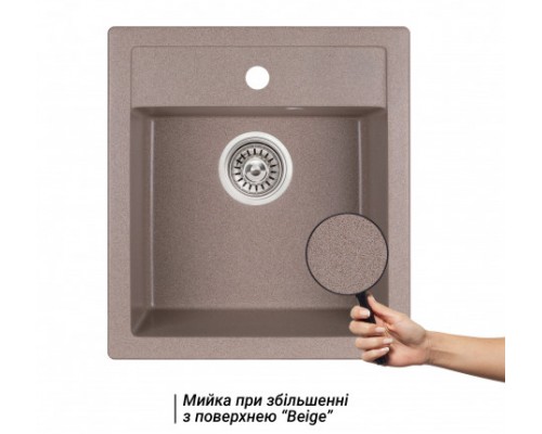 Qtap Кухонная мойка  CS 5046 Beige (QT5046BEI551)