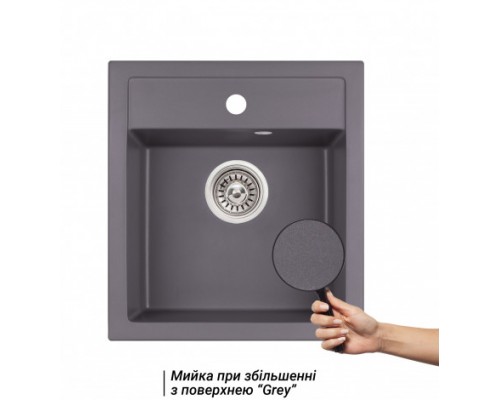 Qtap Кухонная мойка  CS 5046 Grey (QT5046GRE471)