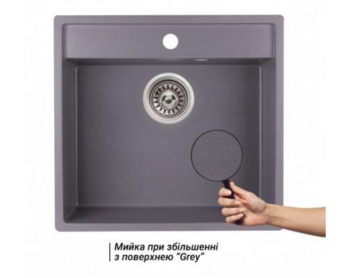 Qtap Кухонная мойка  CS 5250 Grey (QT5250GRE471)