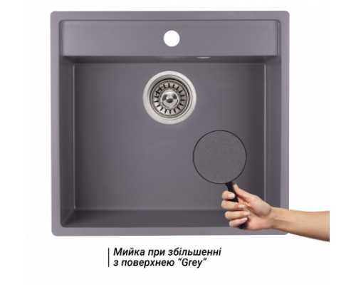 Qtap Кухонная мойка  CS 5250 Grey (QT5250GRE471)