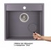 Qtap Кухонная мойка  CS 5250 Grey (QT5250GRE471)