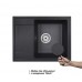 Qtap Кухонная мойка  CS 6450 Black (QT6450BLA404)
