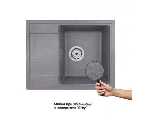 Qtap Кухонная мойка  CS 6450 Grey (QT6450GRE471)