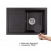 Qtap Кухонная мойка  CS 7449 Black (QT7449BLA404)