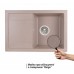 Qtap Кухонная мойка  CS 7449 Beige (QT7449BEI551)
