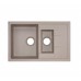 Qtap Кухонная мойка с дополнительной чашей  CS 7648 Beige (QT7648BEI551)