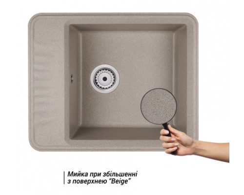 Qtap Кухонная мойка  CS 6250 Beige (QT6250BEI551)