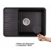 Qtap Кухонная мойка  CS 7440 Black (QT7440BLA404)