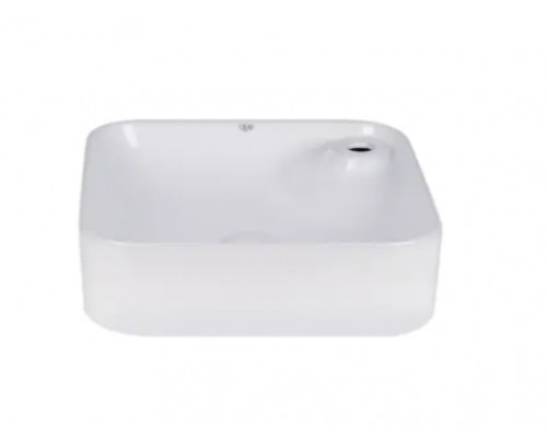 Раковина-чаша Qtap Stork 430x430x120 White з донним клапаном QT15112194W