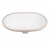 Раковина Qtap Stork 585x395x195 White з донним клапаном QT15116030W