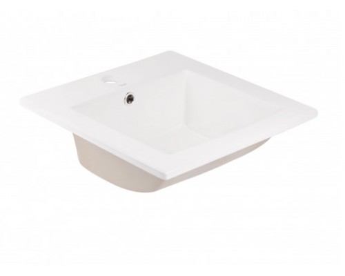 Раковина Qtap Stork 420x420x170 White з донним клапаном QT15116037W