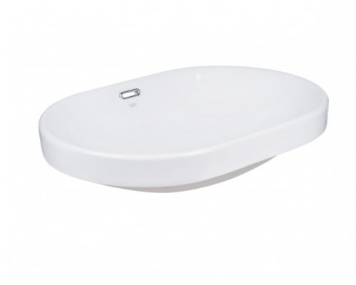 Раковина Qtap Leo 590x400x170 White з донним клапаном QT11114028W