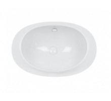 Раковина Qtap Leo 660x425x250 White з донним клапаном QT11114032W