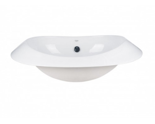 Раковина Qtap Leo 660x425x250 White з донним клапаном QT11114032W