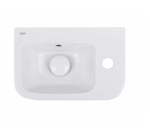 Раковина Qtap Tern 375х245х135 White з донним клапаном QT171110100RW