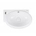 Раковина Qtap Leo 430x290x140 White з донним клапаном QT11115011LW