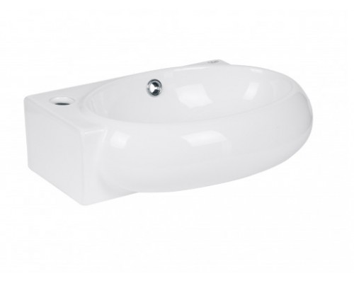 Раковина Qtap Leo 430x290x140 White з донним клапаном QT11115011LW