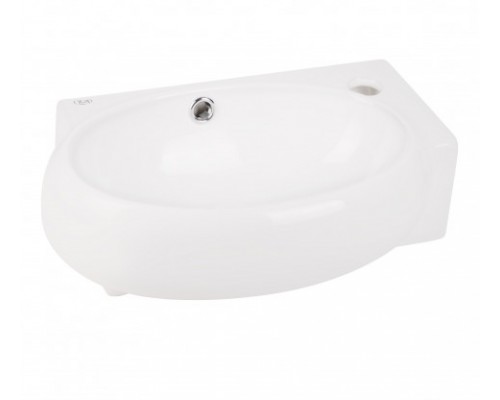 Раковина Qtap Leo 430x290x140 White з донним клапаном QT11115011RW