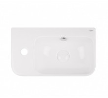 Раковина Qtap Tern 450х260х155 White з донним клапаном QT17115117LW