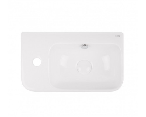 Раковина Qtap Tern 450х260х155 White з донним клапаном QT17115117LW